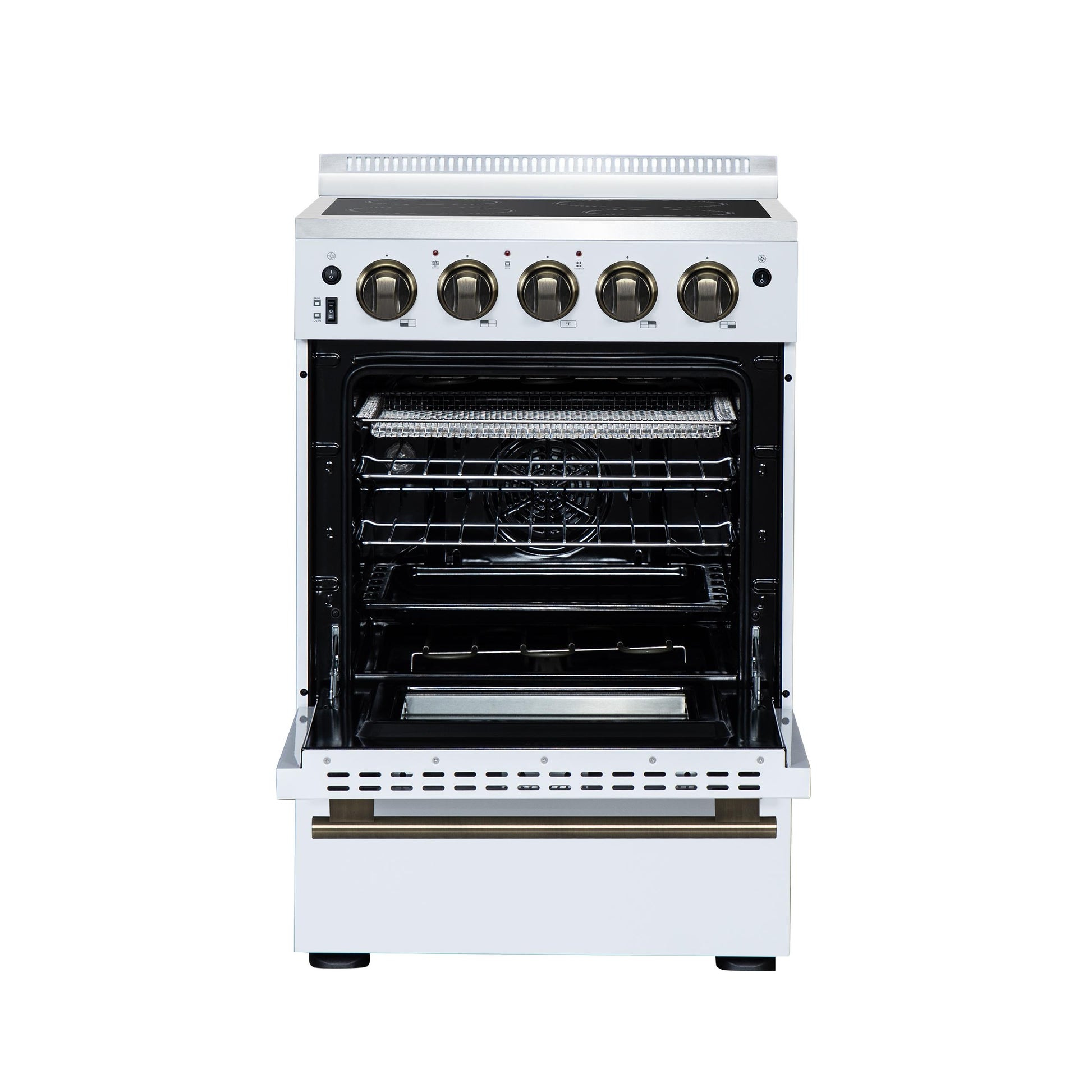 Forno FFSEL606924WHT Forno Loiano 24 Inch Freestanding Electric Range In White