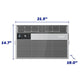 Element Appliance EWR12C Element 12,000 Btu Window Air Conditioner - White (Ewr12Be, Ewr12C)