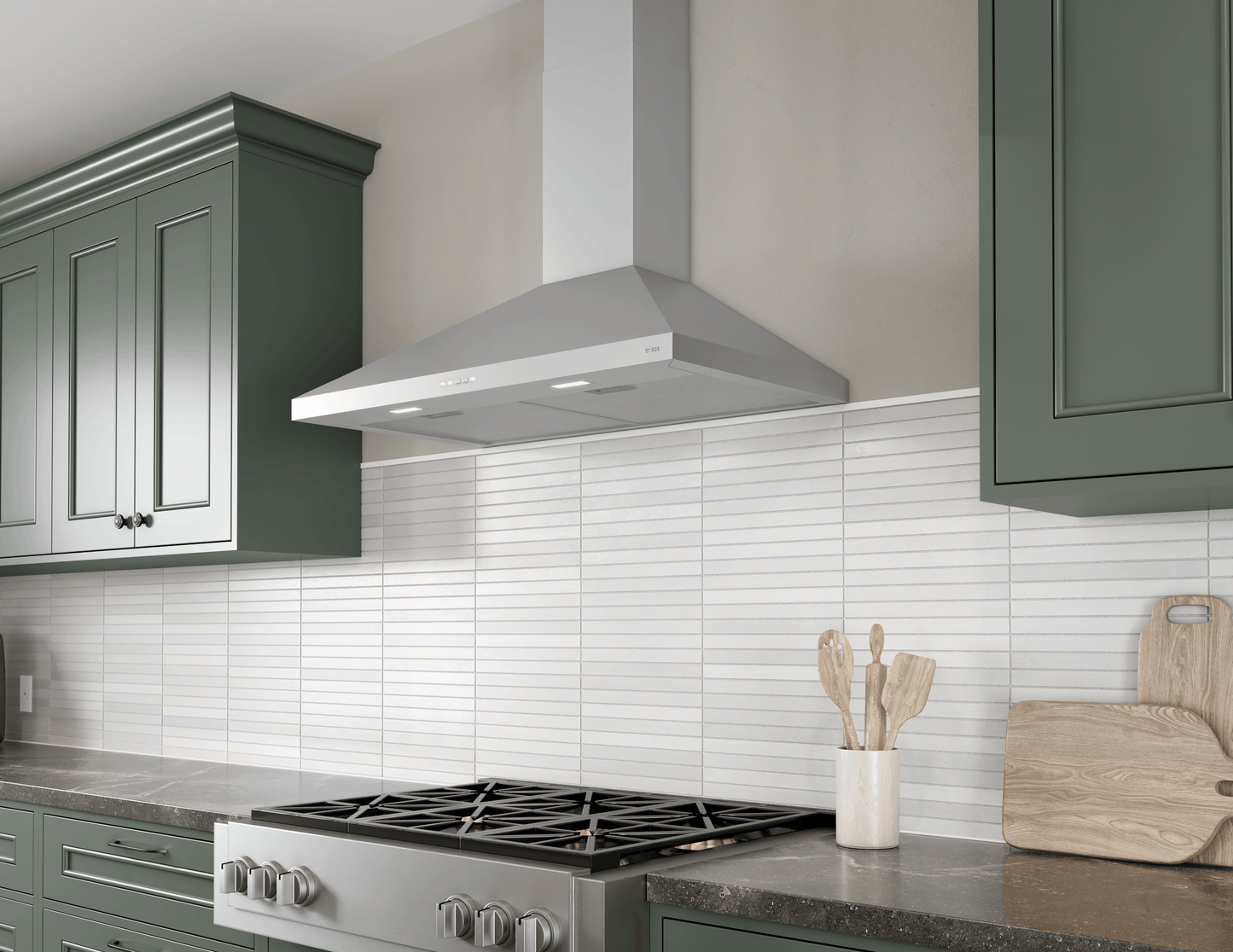 Zephyr BVEE30CS Brisas Traditional Pyramid Wall, 30" Ss, Act, Led