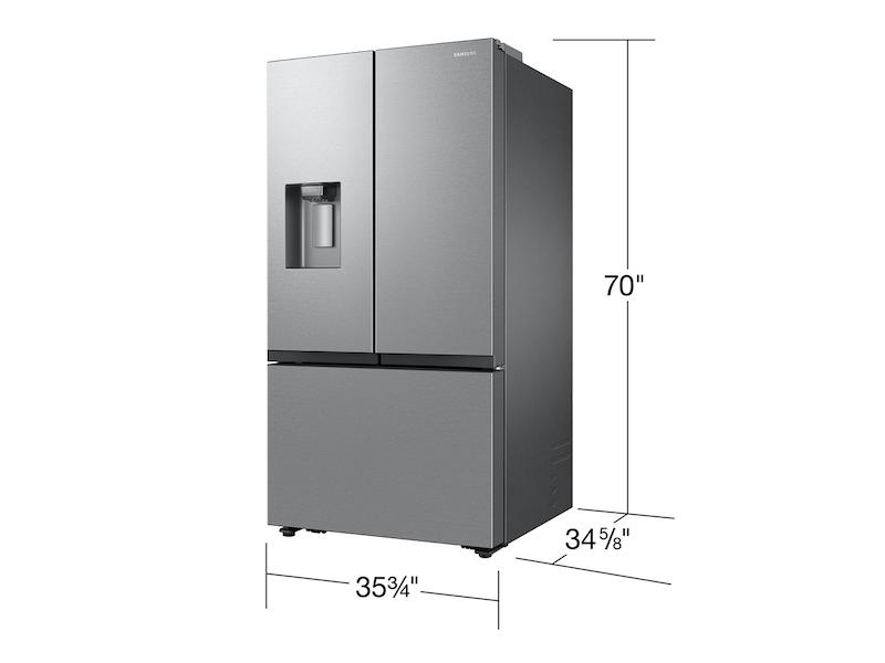 Samsung RF32CG5B10SR 31 Cu. Ft. Mega Capacity 3-Door French Door Refrigerator With External Water And Ice Dispenser In Stainless Steel