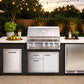 Xo Appliance XOGOK32XLTV1BL 32In Xlt Grill Black Outdoor Kitchen Island