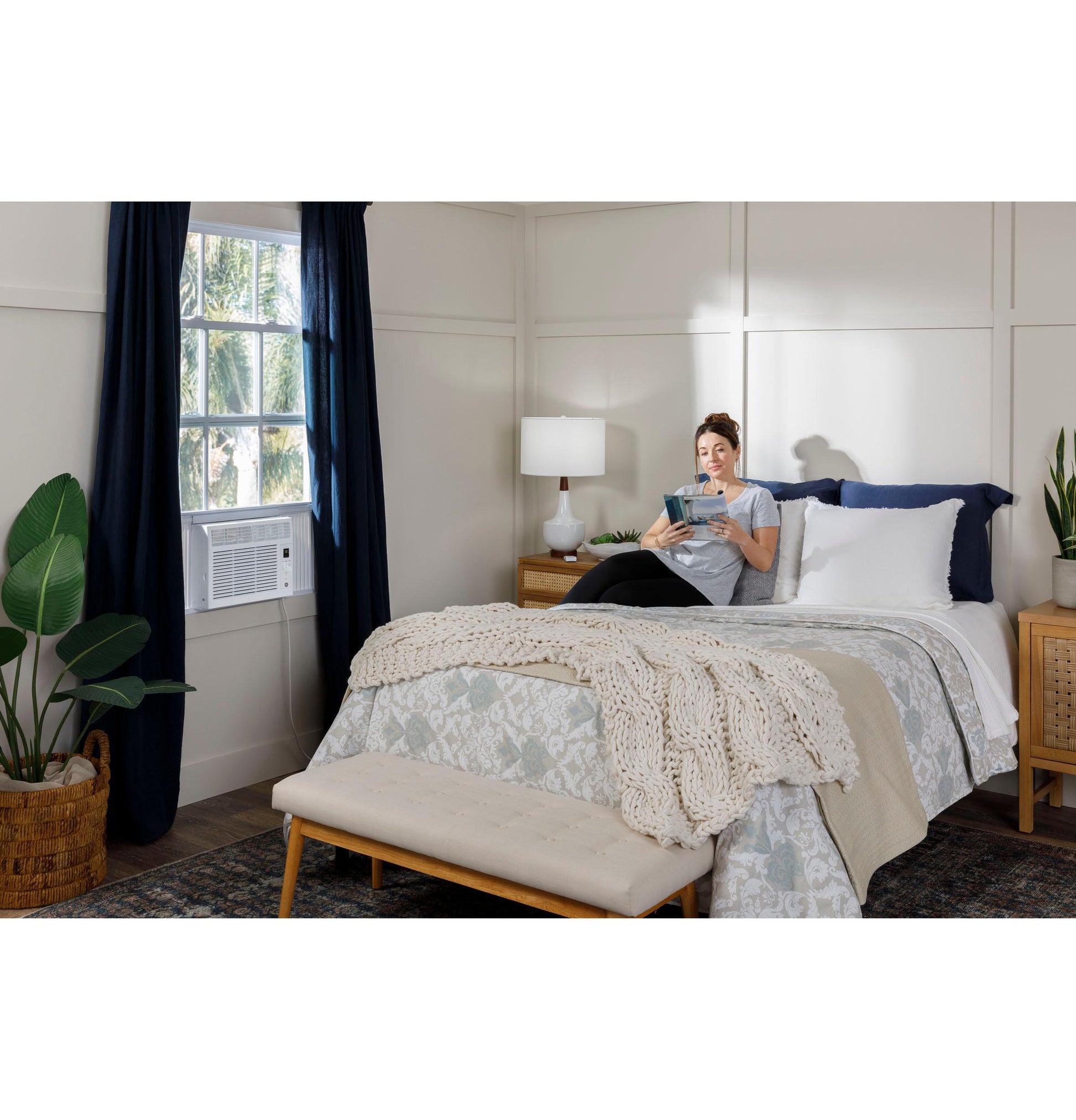 Ge Appliances AHNE05BC Ge® 5,000 Btu Electronic Window Air Conditioner For Small Rooms Up To 150 Sq Ft.