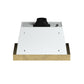 Forno FRHWM507836WHT Forno Vittorio 36-Inch Wall Mount Range Hood, White With Antique Brass Trim, 424 Cfm Airflow, Dishwasher-Safe Baffle Filters, Remote Control, 3-Speed Fan, Bright Led Lighting.