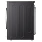 Lg DLEX9900B Lg Signature 9.0 Cu. Ft. Mega Capacity Smart Front Load Electric Dryer With Built-In Intelligence, Turbosteam® And Touch Lcd Control