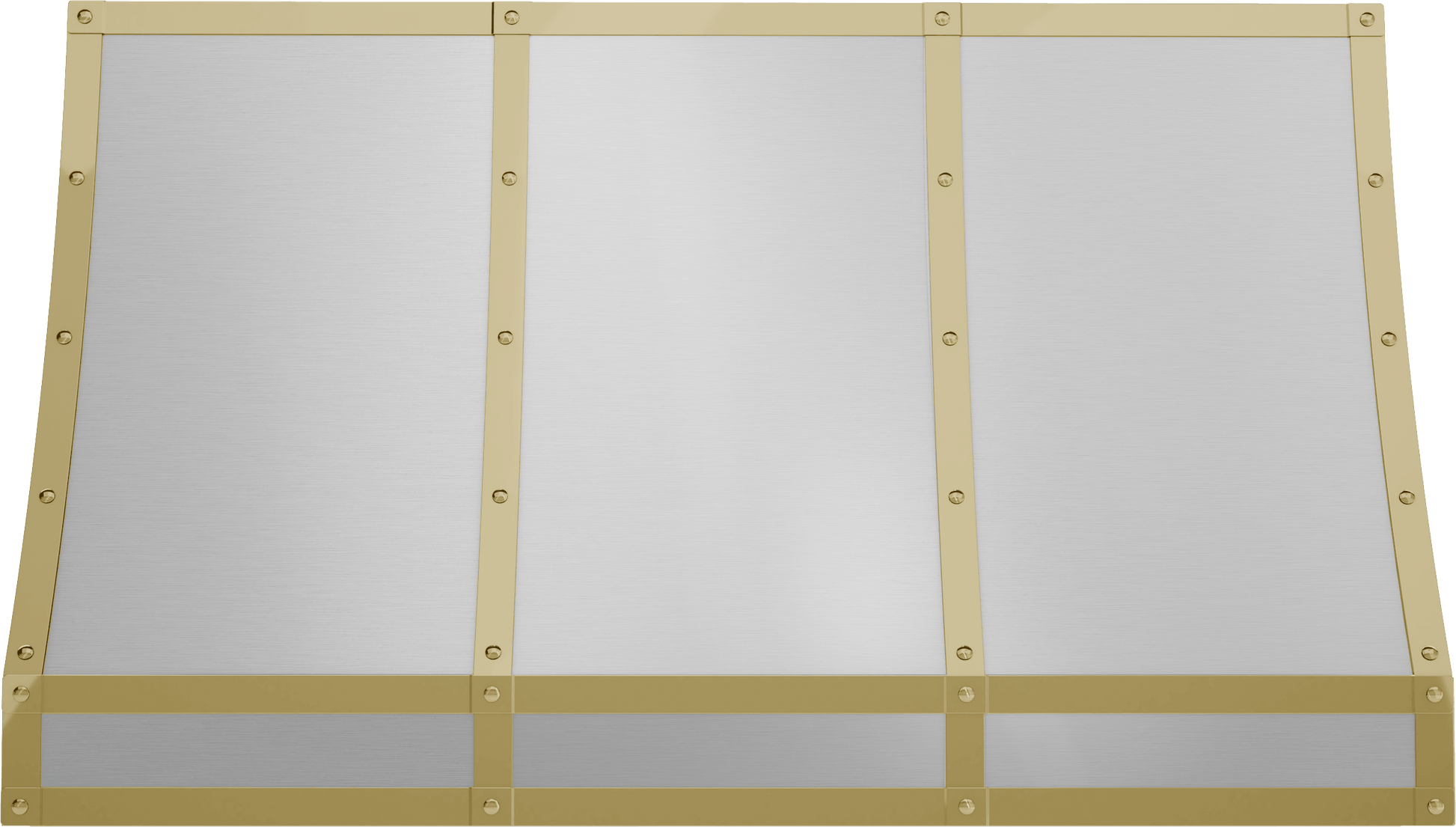 Zephyr BKFT48APG Forte Hood Banding Kit, 48In, Polished Gold