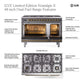 Ilve UP488NMPSSGLP Ilve Up488Nmpssglp Nostalgie Ii 48 Inch Dual Fuel Range With 8 Total Black Brass Sealed Burners, Brass Trim (Limited Edition) (Liquid Propane, Stainless Steel)