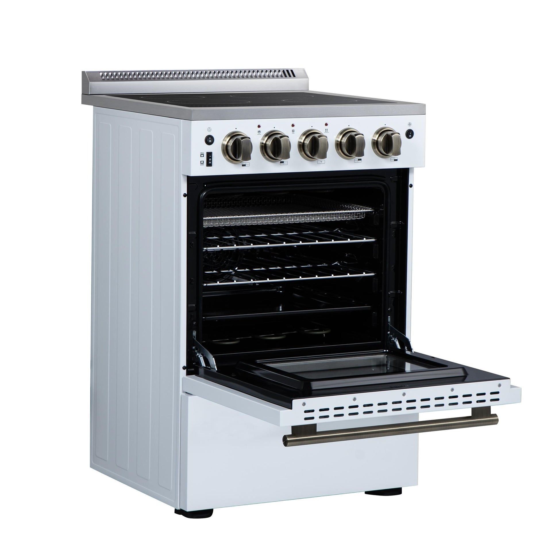 Forno FFSEL606924WHT Forno Loiano 24 Inch Freestanding Electric Range In White
