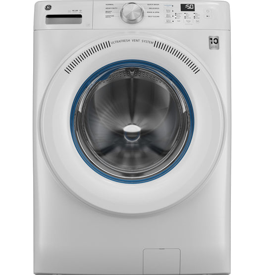 Ge Appliances GFW350SSYWW Ge® Energy Star® 4.6 Cu. Ft. Capacity Smart Front Load Washer With Ultrafresh Vent System With Odorblock™
