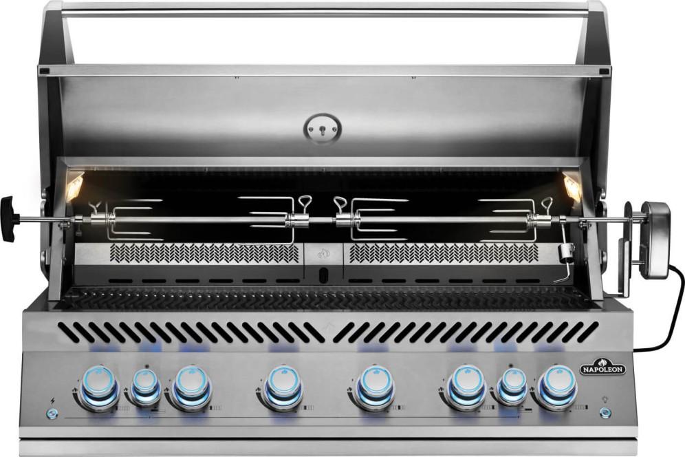 Napoleon Bbq BIG44RBNSS1 Built-In 700 Series 44 With Dual Infrared Rear Burners , Natural Gas, Stainless Steel