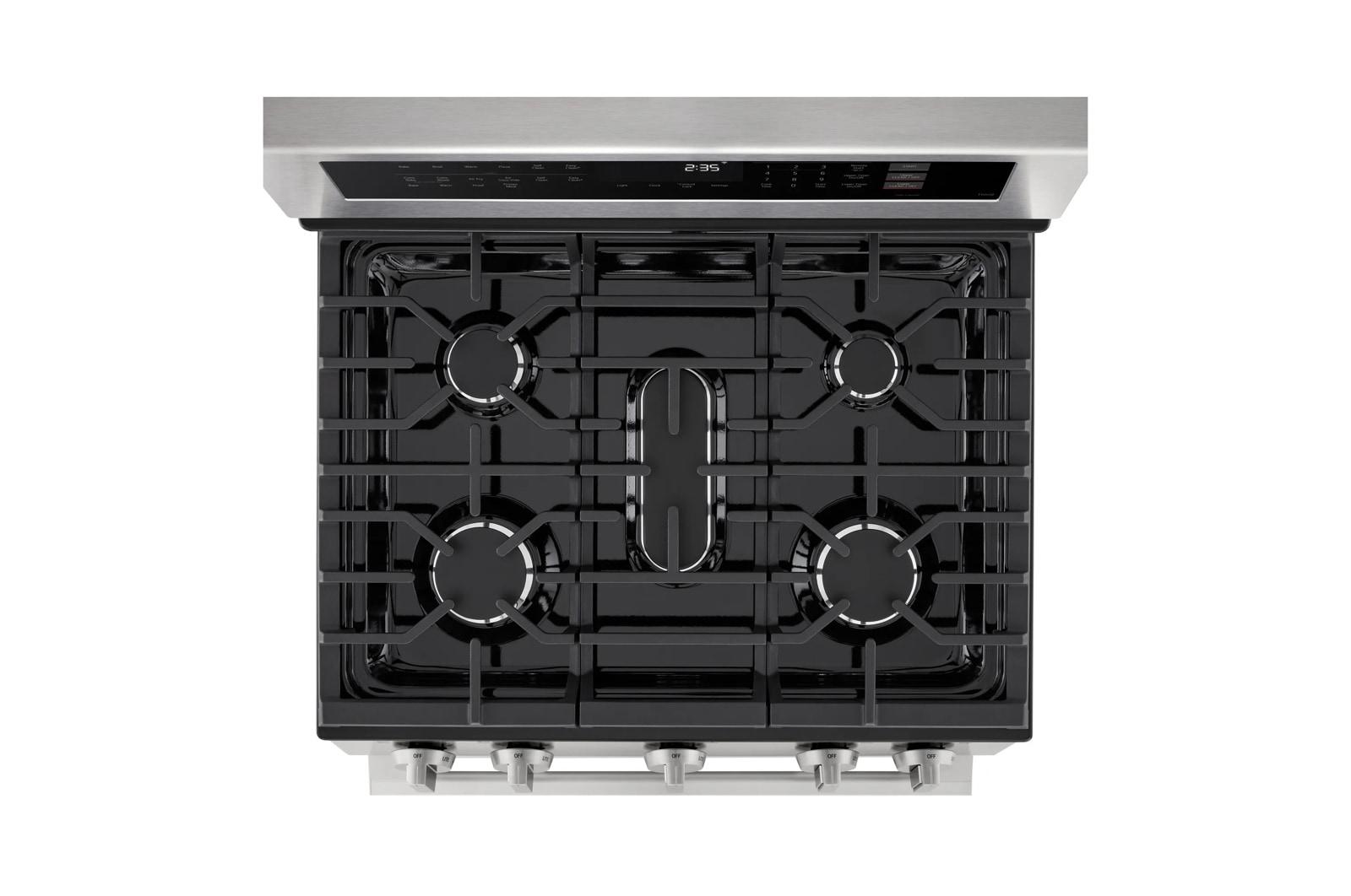 Lg LDGL6924Y 6.9 Cu. Ft. Smart Gas Double Oven Freestanding Range With Probake Convection®, Air Fry & Air Sous Vide