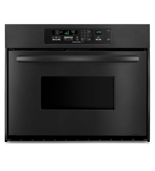 Kitchenaid KEBC147VBL Kitchenaid® 24-Inch Convection Single Wall Oven, Architect® Series Ii Handle - Black