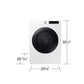 Samsung DV25FG60BVBE Compact Electric Dryer Wi-Fi Connectivity Sensor Dry 4.0 Cu.Ft.