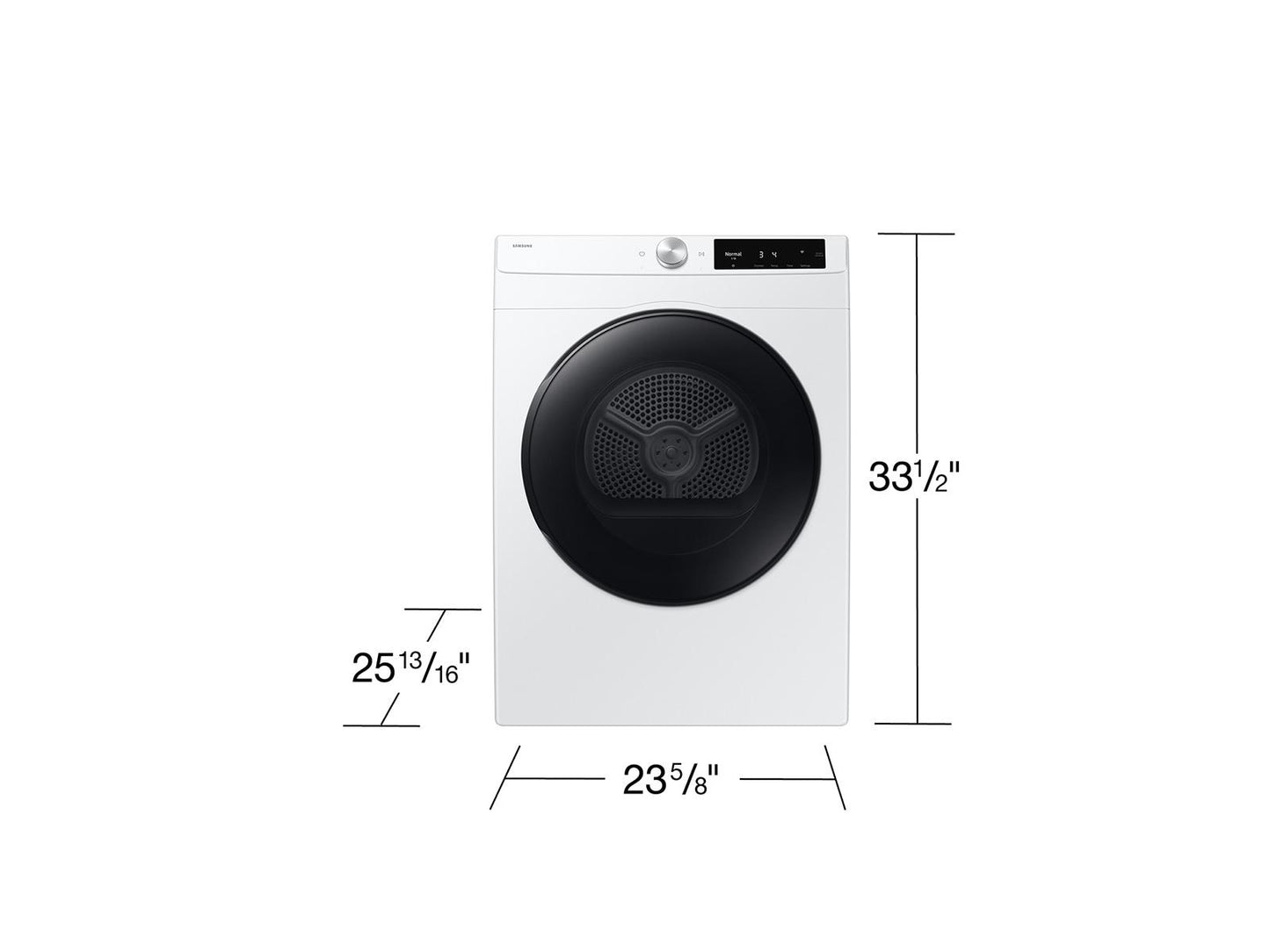 Samsung DV25FG60BVBE Compact Electric Dryer Wi-Fi Connectivity Sensor Dry 4.0 Cu.Ft.