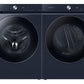 Samsung F1657832070251 Bespoke Ultra Capacity Ai Front Load Washer And Electric Dryer In Brushed Navy