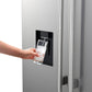 Forno FFFFD186636SB Forno Aosta 36-Inch French Door Refrigerator, Stainless Steel, 22.4 Cu.Ft, External Water Dispenser, Automatic Ice Maker, Energy Star Certified