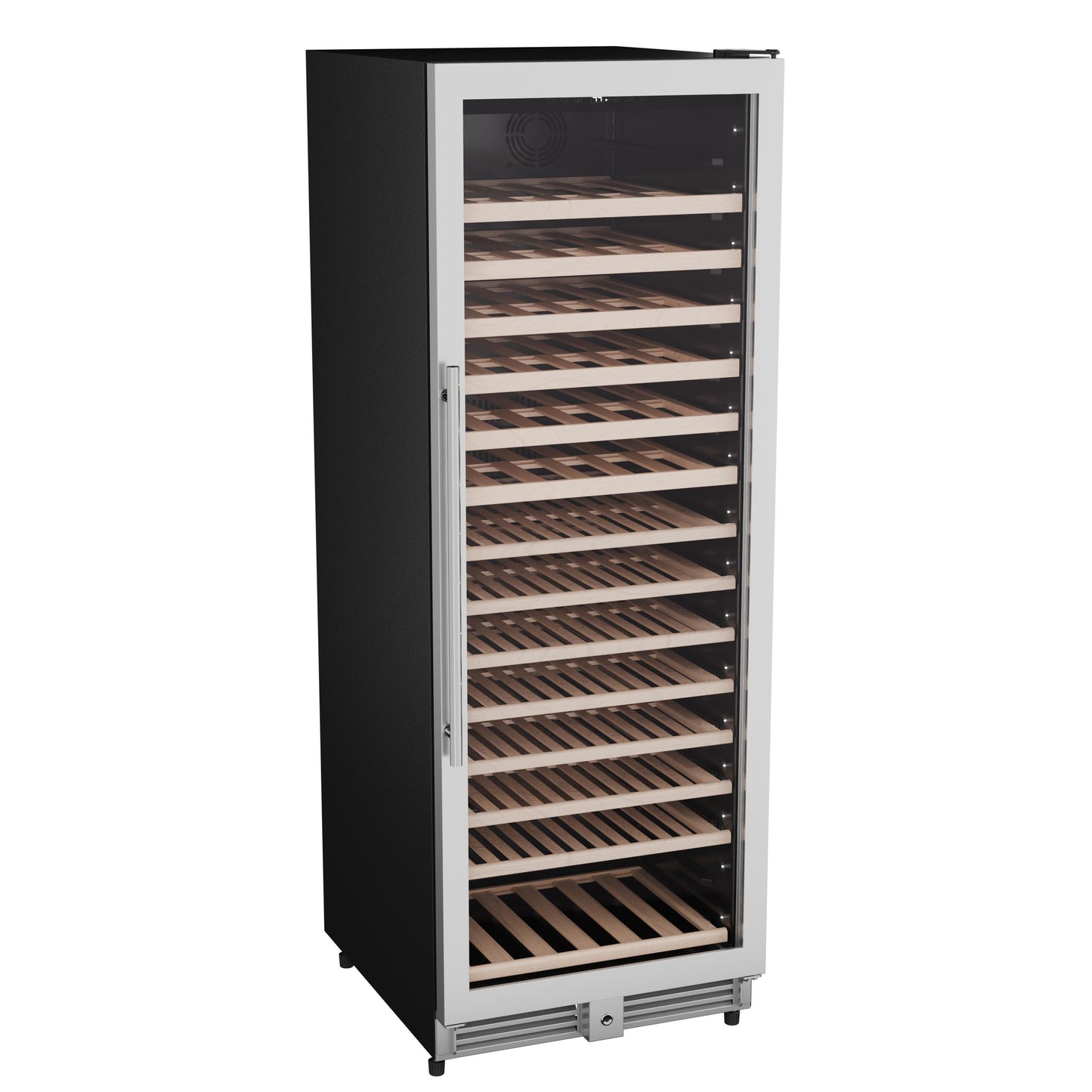 Avanti WCF149SE3S1 Avanti Refresh Wine Cooler, 149 Bottle Capacity, Stainless Steel Finish With Wood Shelves, Digital Touch Controls, Glass Door (Wcf149Se3S)