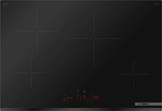 Bosch NIT8061UC 800 Series Induction Cooktop 30" Black, Without Frame