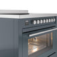 Ilve UPI366WMPBG Professional Plus Ii 36 Inch Electric Freestanding Range In Blue Grey With Trim