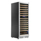 Avanti WCF148DE3S1 Avanti Refresh Dual-Zone Wine Cooler, 148 Bottle Capacity, Wood Accent Shelves, In Stainless Steel (Wcf148De3S-1)