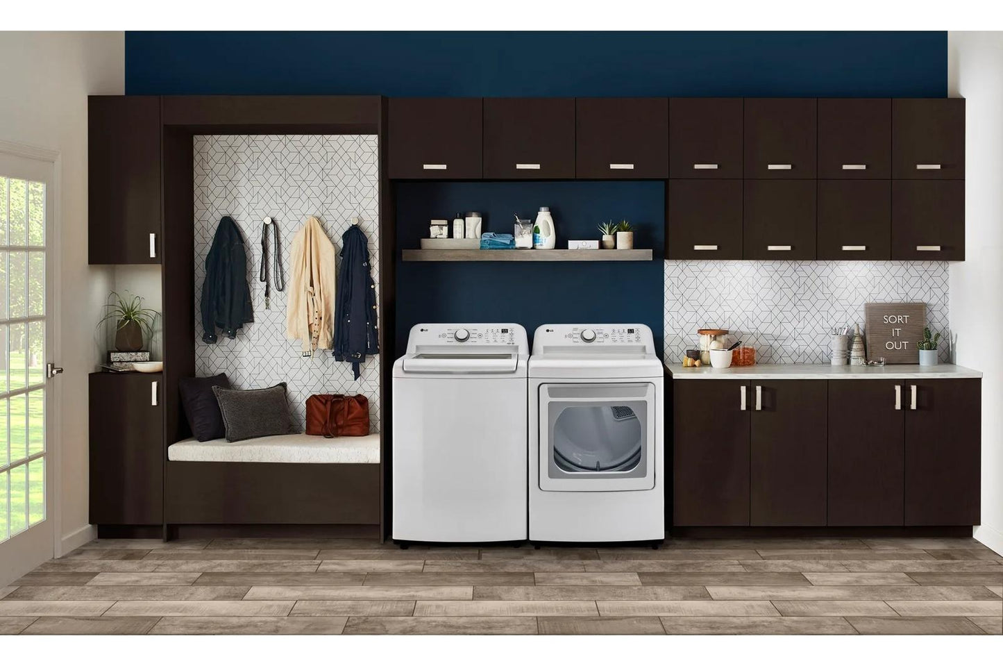 Lg WT7010CW 4.5 Cu. Ft. Ultra Large Capacity Top Load Washer With Impeller & Turbodrum™ Technology