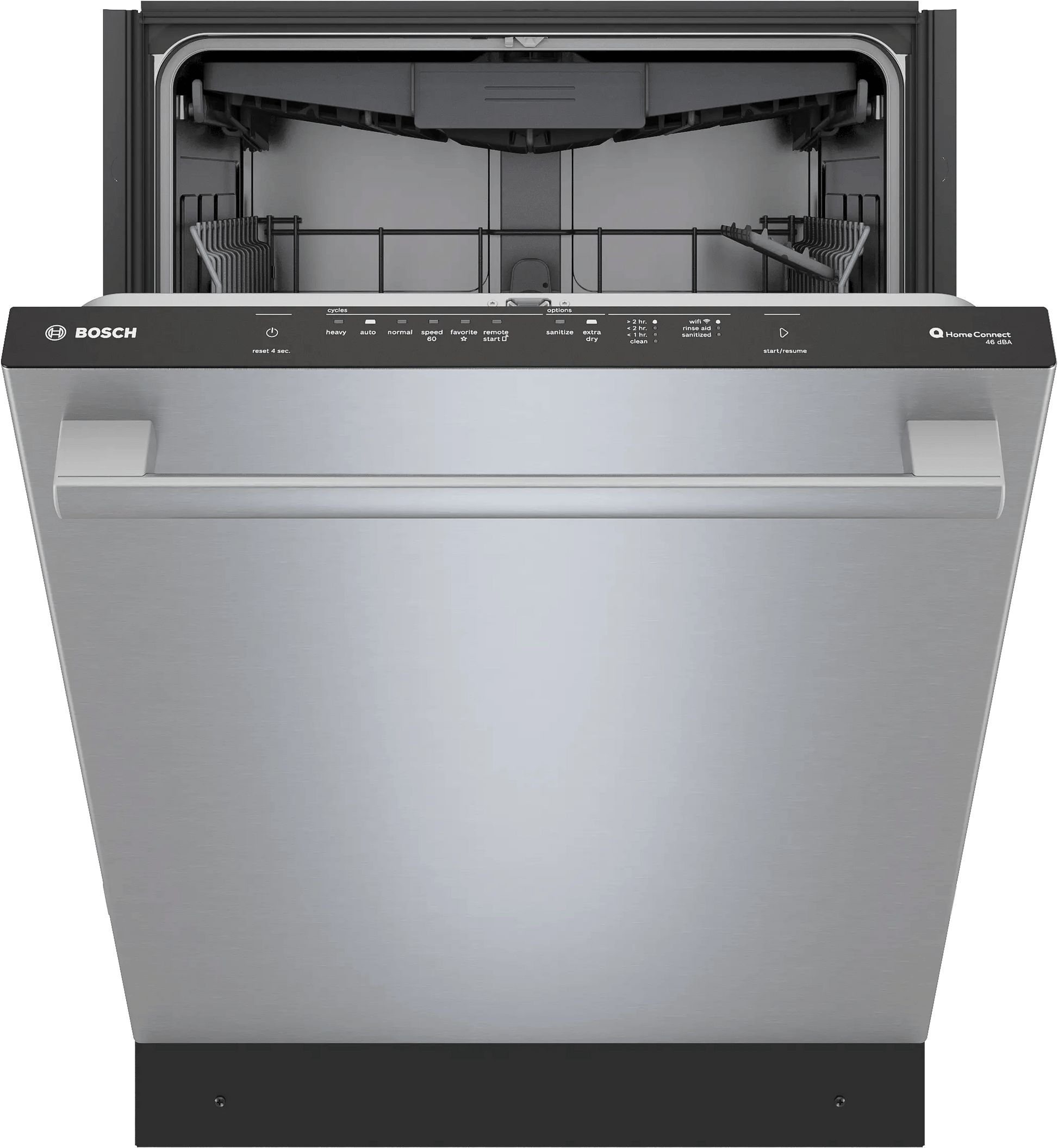 Bosch SHX53DM5N 300 Series, Built-Under Dishwasher, 24'', Brushed Steel Anti-Fingerprint