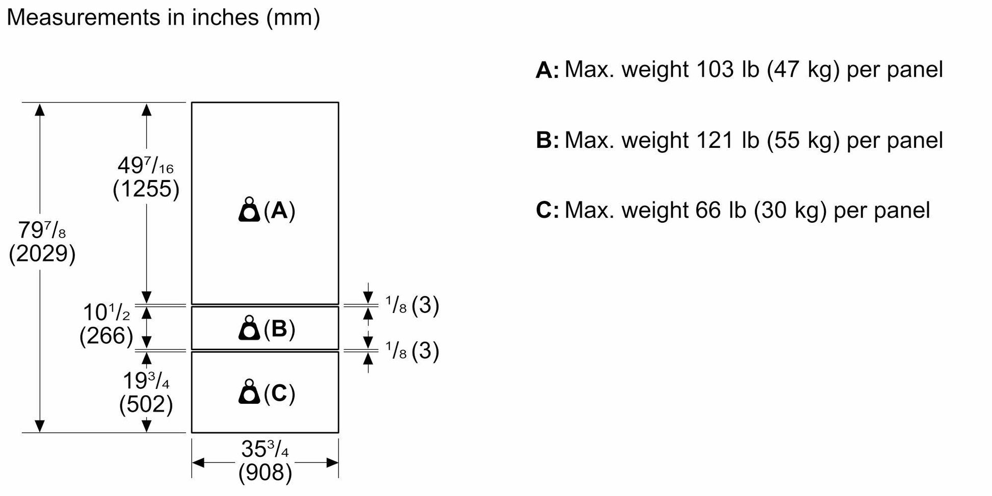 Thermador TFL36IB100 Tfl36Ib100 Accessory For Cooling
