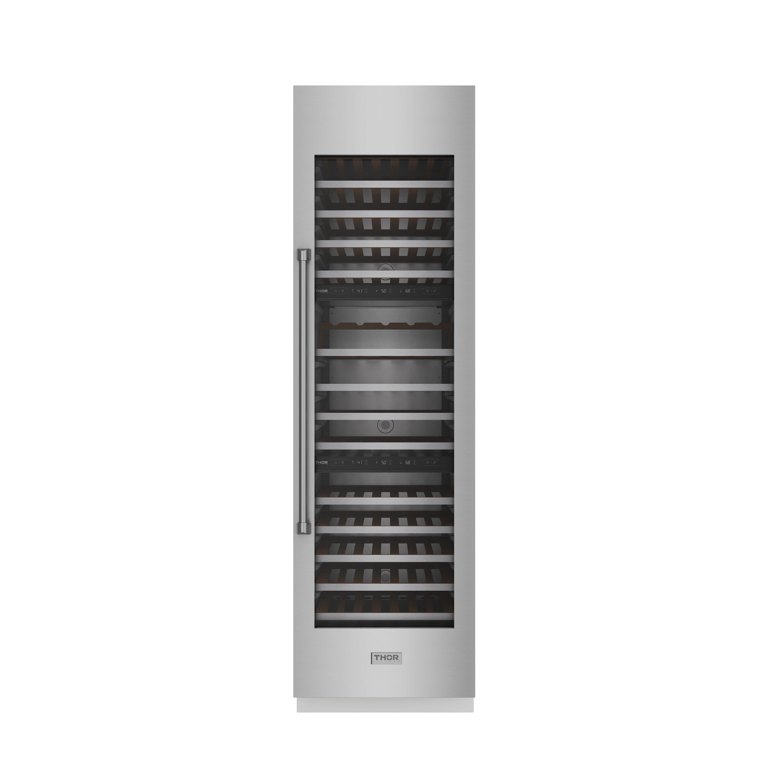 Thor Kitchen XRF24CWCSS Thor Kitchen 24-Inch Built-In Column Wine Cooler, Stainless Steel - Xrf24Cwc-Ss