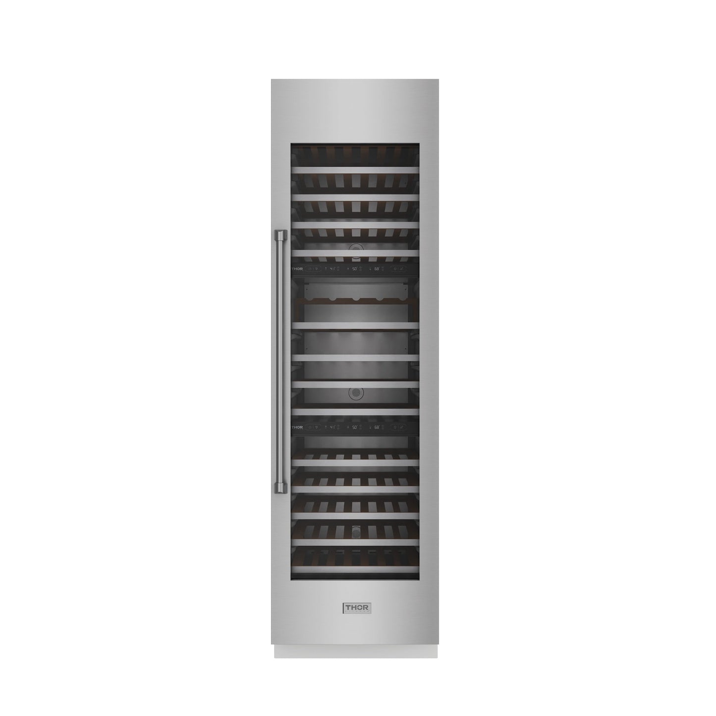 Thor Kitchen XRF24CWCSS Thor Kitchen 24-Inch Built-In Column Wine Cooler, Stainless Steel - Xrf24Cwc-Ss