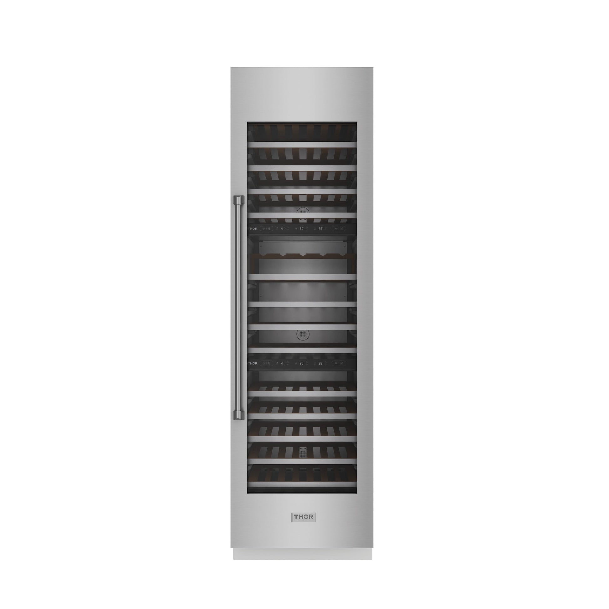 Thor Kitchen XRF24CWCSS Thor Kitchen 24-Inch Built-In Column Wine Cooler, Stainless Steel - Xrf24Cwc-Ss