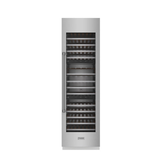 Thor Kitchen XRF24CWCSS Thor Kitchen 24-Inch Built-In Column Wine Cooler, Panel Ready - Xrf24Cwc-Ss