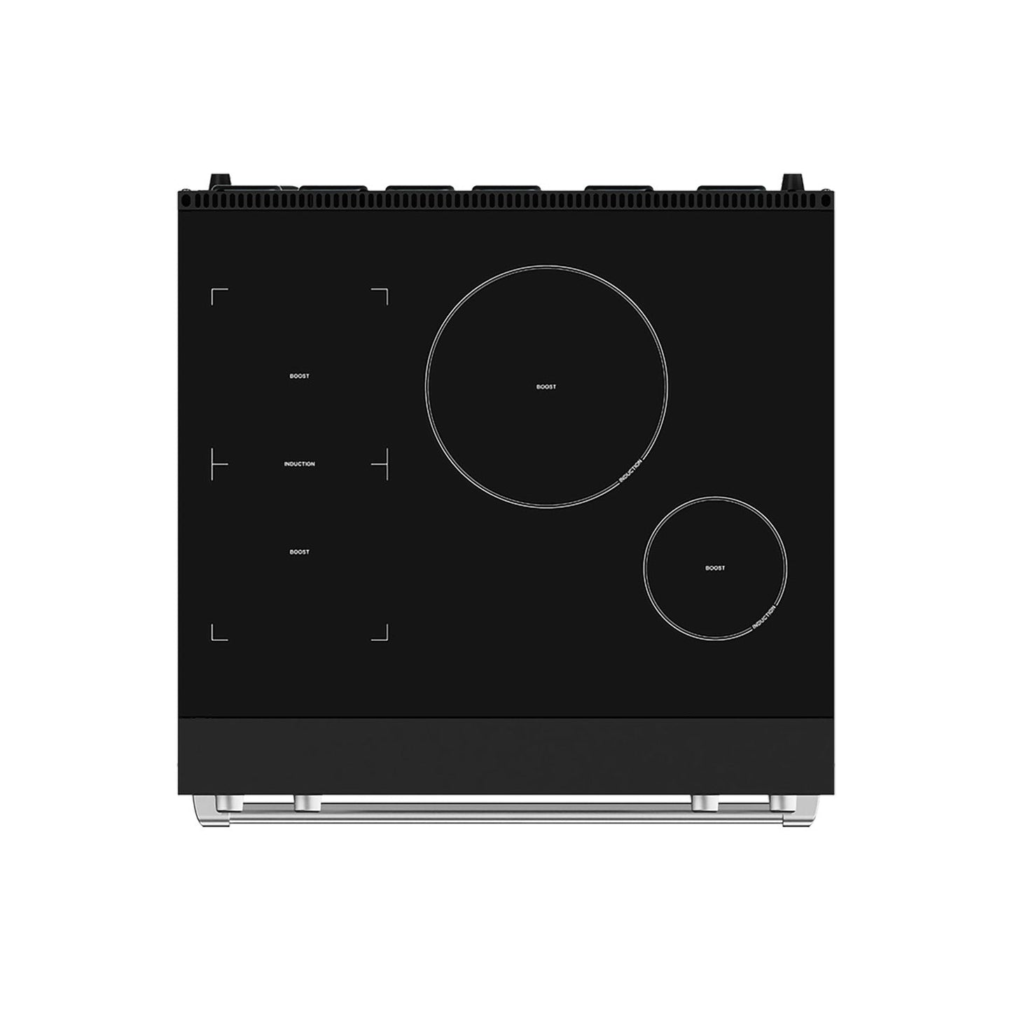 Thor Kitchen RSI30BSS 30 Inch Professional Induction Range With Tilt Panel Touch Control In Black And Stainless Steel Gordon Ramsay Series