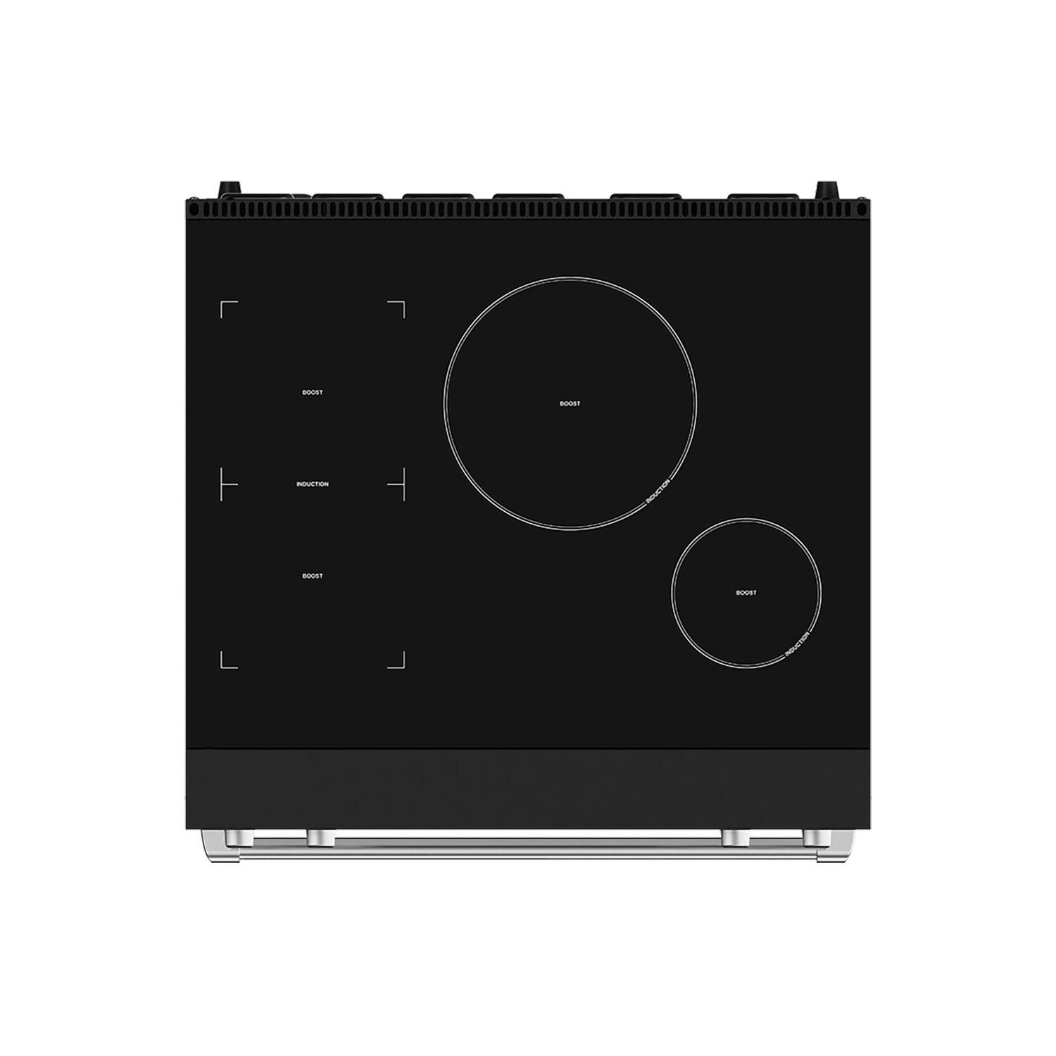 Thor Kitchen RSI30BSS 30 Inch Professional Induction Range With Tilt Panel Touch Control In Black And Stainless Steel Gordon Ramsay Series
