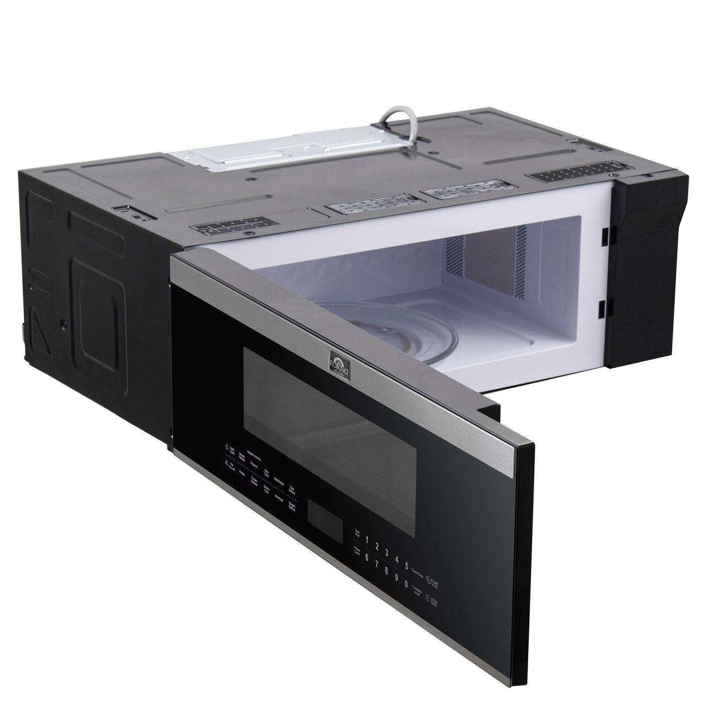 Forno FOTR308030 Forno Padula Over The Range Microwave, 30-Inch 1.2 Cu.Ft., Stainless Steel, 400 Cfm, Sensor Cook
