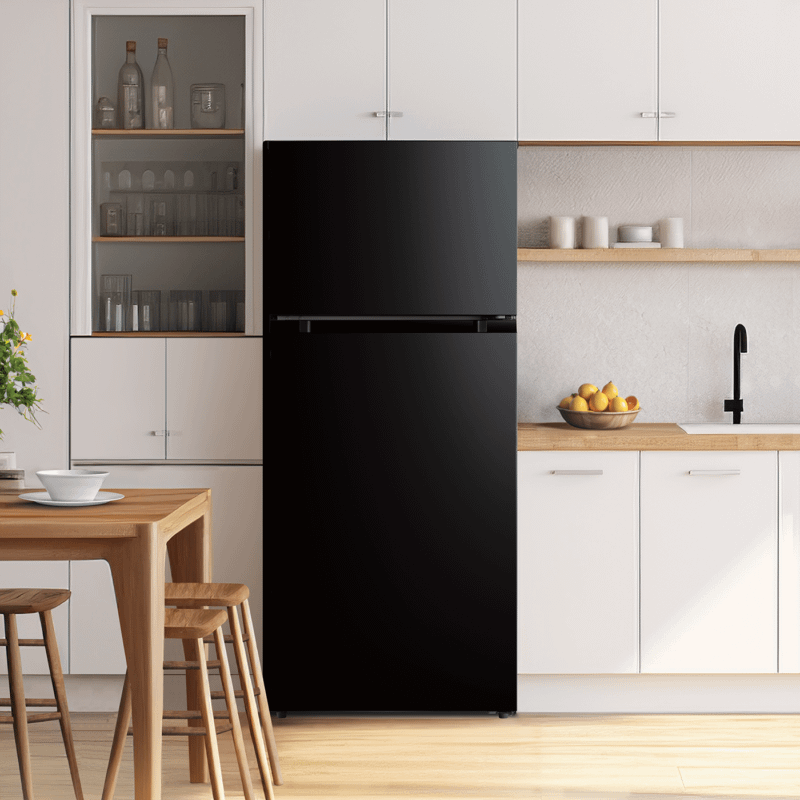 Element Appliance ERT16CGDB Element 16.0 Cu. Ft. Top Freezer Refrigerator - Black, Energy Star