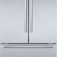 Bosch B36CT84SNS 800 Series, French Door Bottom Freezer, Multi Door, 36'', Brushed Steel (With Anti-Fingerprint)