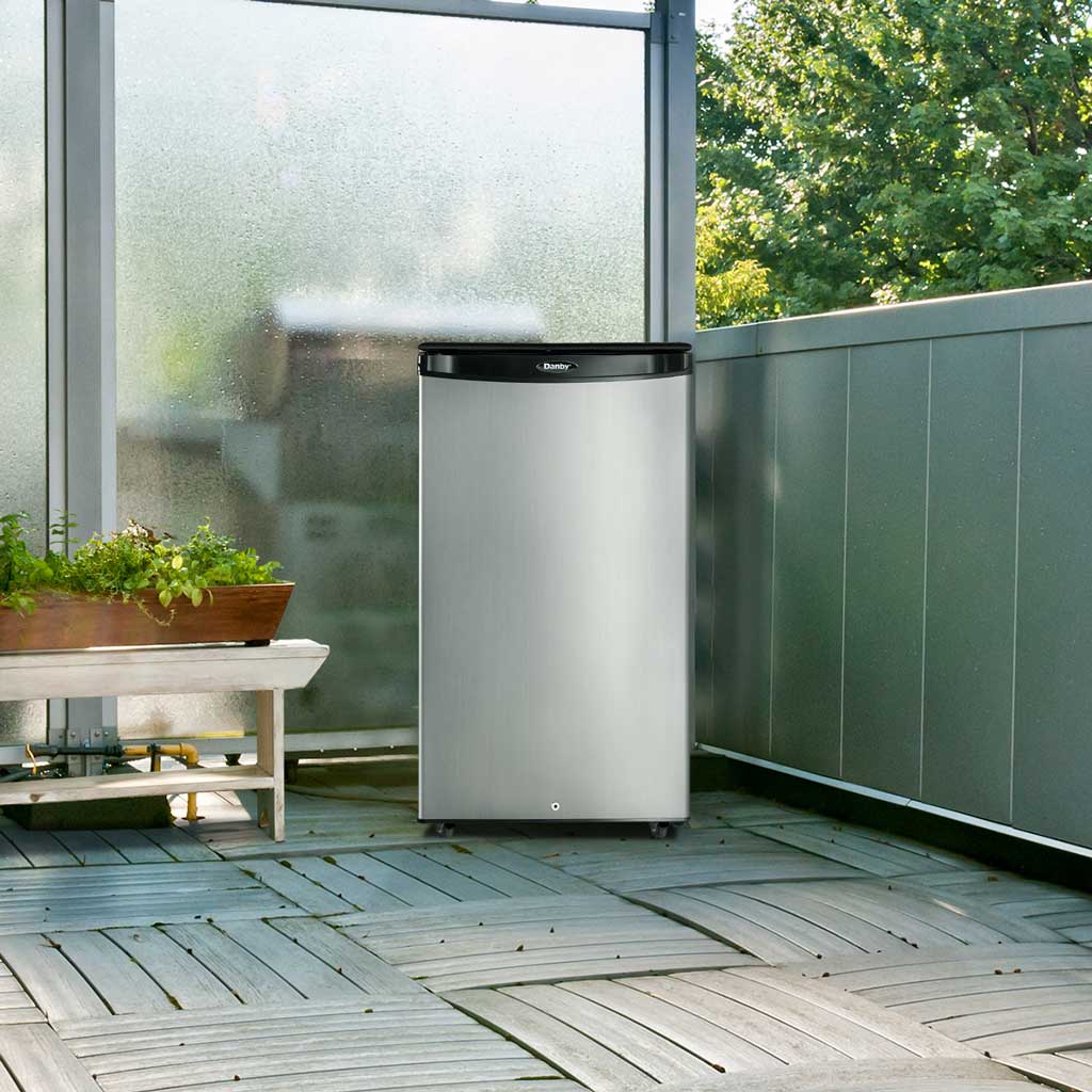 Danby DAR033A1BSLDBO Danby 3.3 Cu. Ft. Outdoor Fridge In Stainless Steel