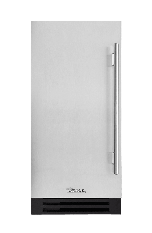 True Residential TUIADA15LSAS 15 Inch Solid Stainless Door Left Hinge Ada Height Clear Ice Machine