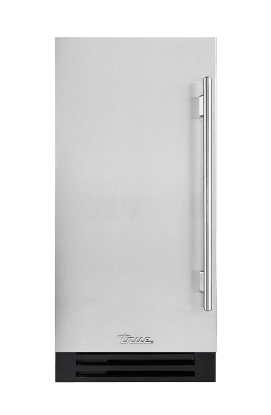 True Residential TUIADA15LSAS 15 Inch Solid Stainless Door Left Hinge Ada Height Clear Ice Machine
