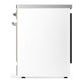 Ilve UMIB30QNR3WHC Ilve Umib30Qnr3Whc Majestic Iii 30 Inch Induction Range With 4 Elements, 4 Cu. Ft. Oven Capacity (Solid Door, White, Chrome)