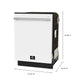 Forno FDWBI803524WHT Forno Romano Espresso 24-Inch Built-In Dishwasher, White Finish, Stainless Steel Tub, 49 Dba, Energy Star Certified