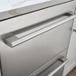 Zephyr PRRFD24C2AS Presrv Refrigerator Freezer Drawers, 24In, Ss
