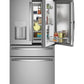 Ge Appliances PXD22BYPFS Ge Profile™ 22.4 Cu. Ft. Smart Counter-Depth Fingerprint Resistant 4-Door French-Door Refrigerator With Door In Door
