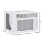 Ge Appliances AHEC05AC Ge® 5,000 Btu Mechanical Window Air Conditioner For Small Rooms Up To 150 Sq Ft.