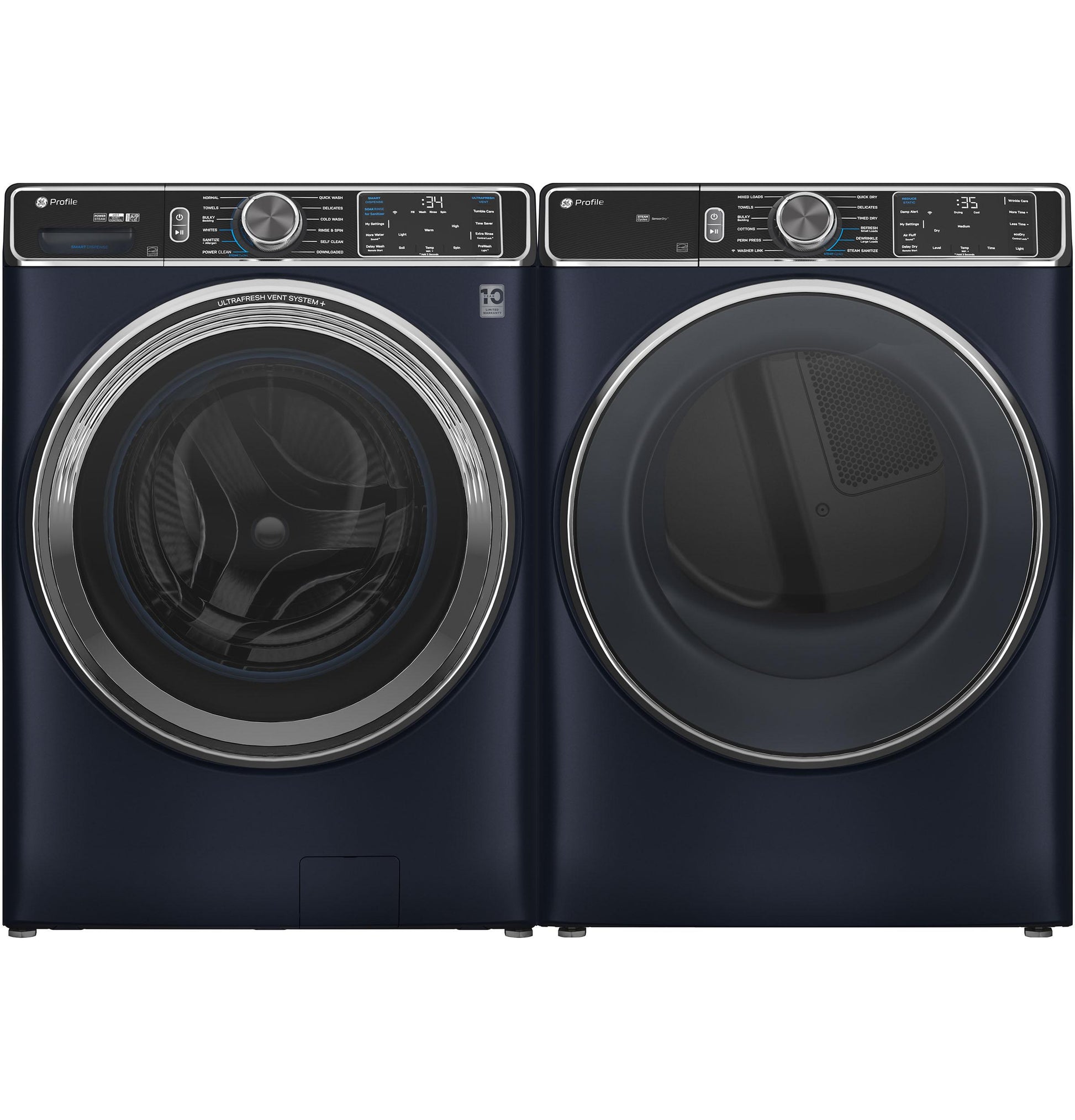 Ge Appliances PFD87ESPVRS Ge Profile™ 7.8 Cu. Ft. Capacity Smart Front Load Electric Dryer With Steam And Sanitize Cycle