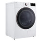 Lg DLHC4002W 7.8 Cu. Ft. Mega Capacity Smart Front Load Dryer With Dual Inverter Heatpump™ Technology And Inverter Direct Drive Motor System
