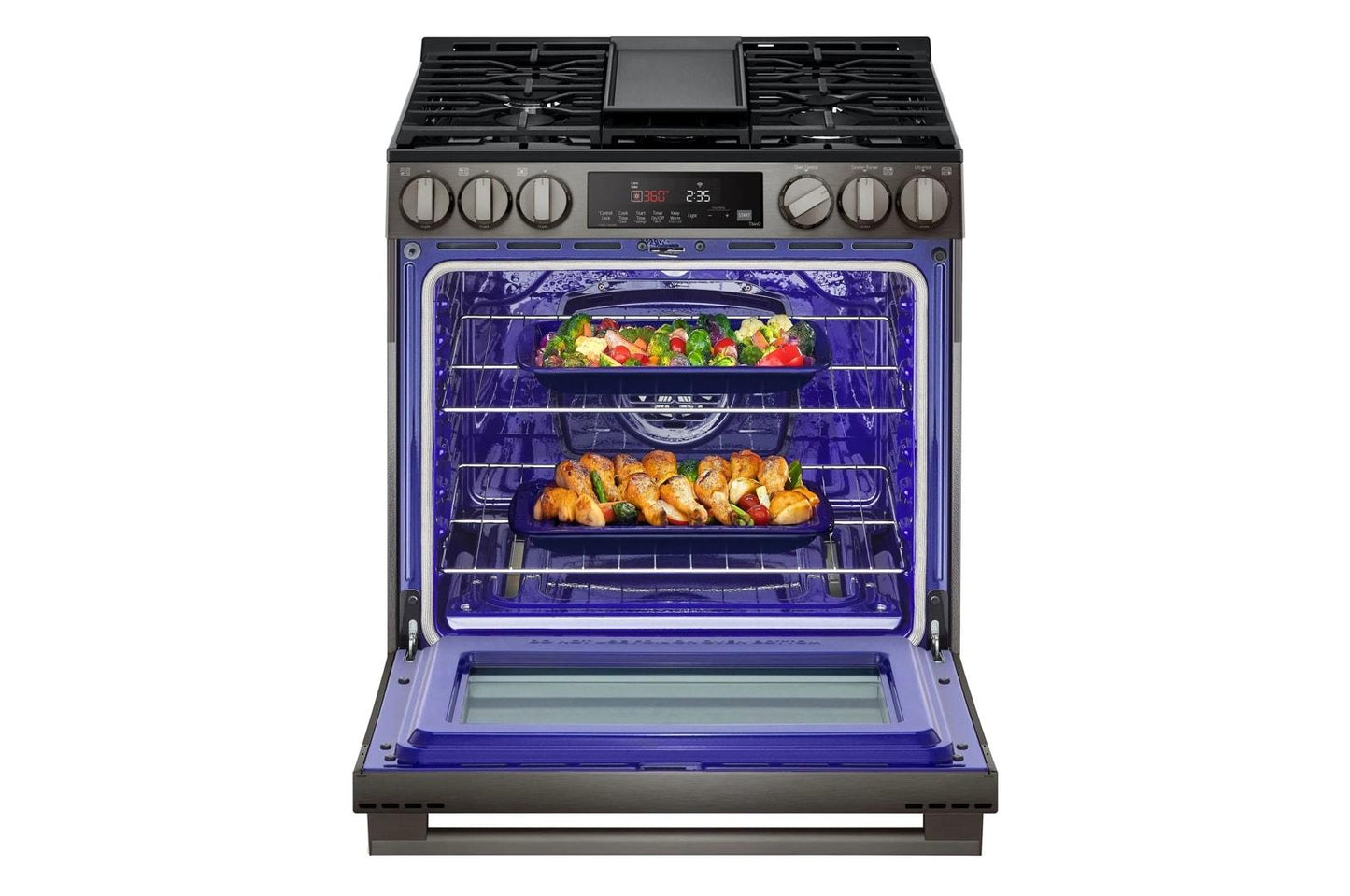 Lg LSGL5833Z 5.8 Cu. Ft. Smart Gas Slide-In Range With Convection, Air Fry And Easyclean®