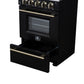 Forno FFSEL606924BLK Forno Loiano 24 Inch Freestanding Electric Range In Black