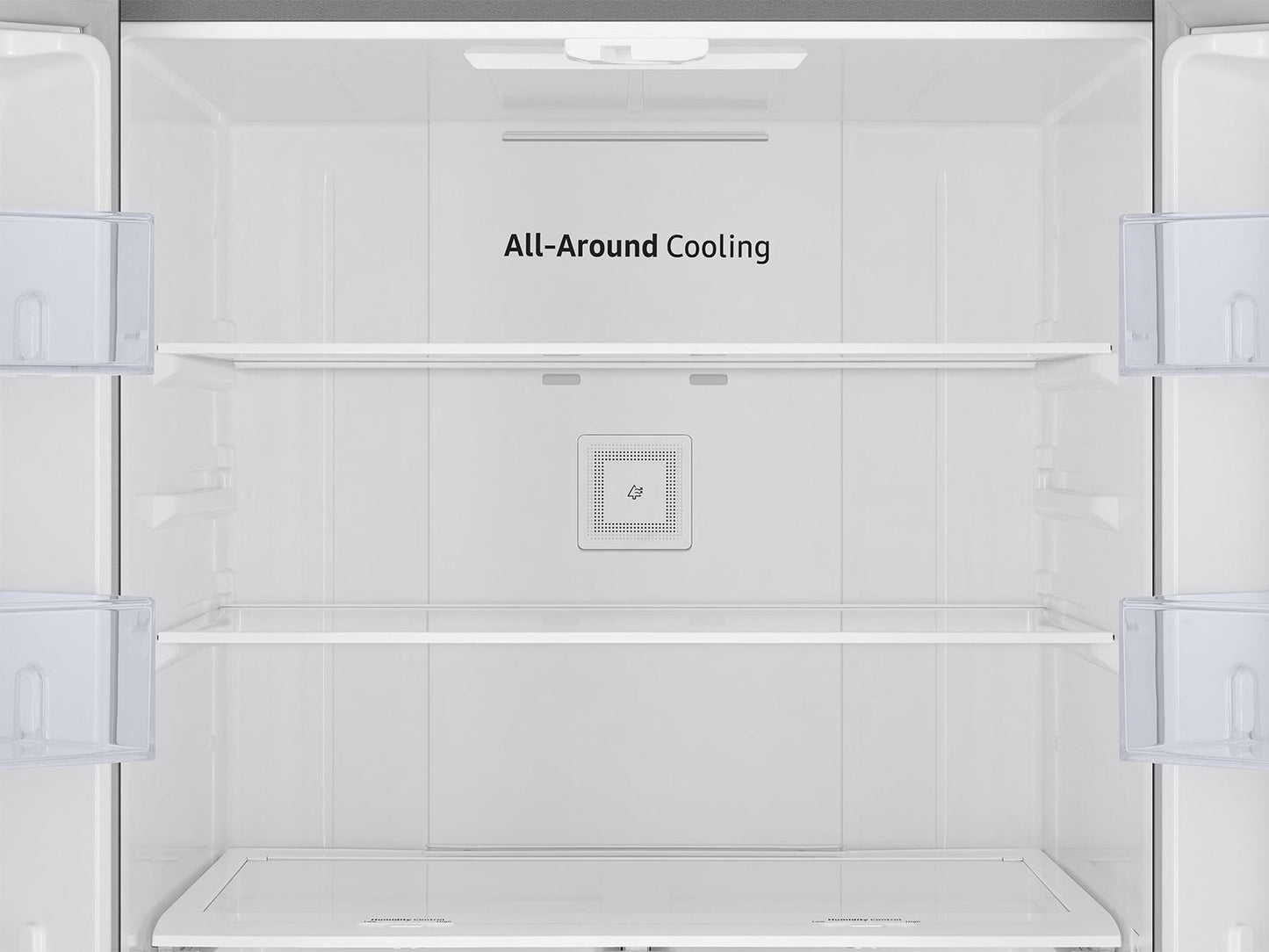 Samsung RF22A4111SR Bespoke Ai 3-Door French Door All-Around Cooling Auto Ice Maker 22 Cu.Ft.