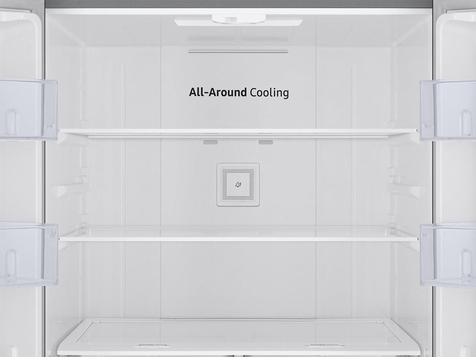 Samsung RF22A4111SR Bespoke Ai 3-Door French Door All-Around Cooling Auto Ice Maker 22 Cu.Ft.