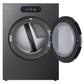 Lg DLEX9900B Lg Signature 9.0 Cu. Ft. Mega Capacity Smart Front Load Electric Dryer With Built-In Intelligence, Turbosteam® And Touch Lcd Control